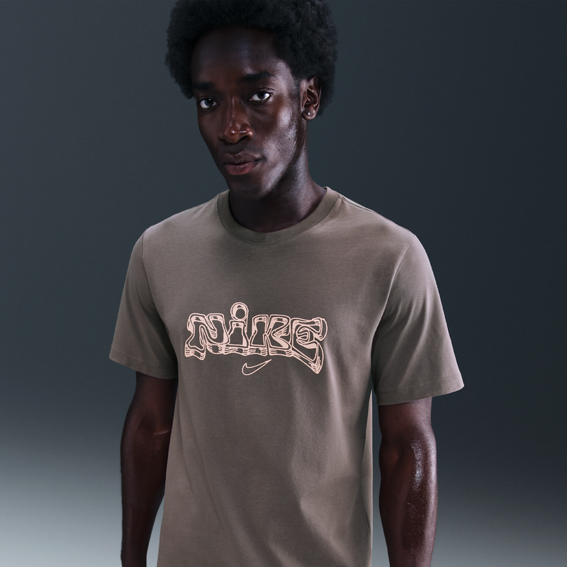 Playera Para Hombre Nike Gris