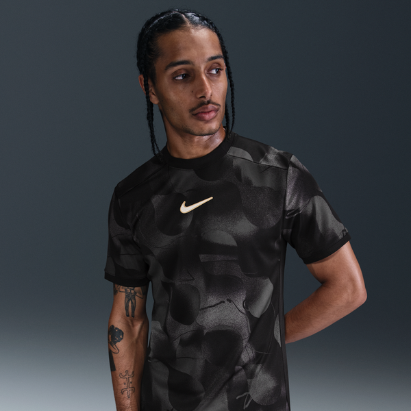 Playera De Fútbol Dri-Fit Para Hombre Nike Academy+ Gris