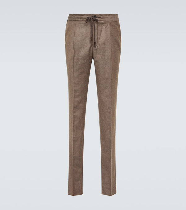 Incotex Virgin wool tapered pants