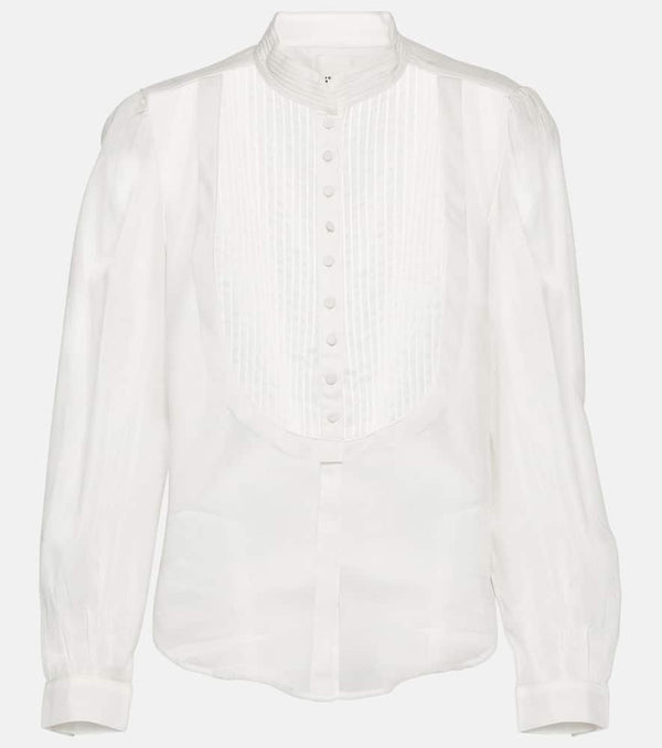 Isabel Marant Balesa cotton and silk shirt