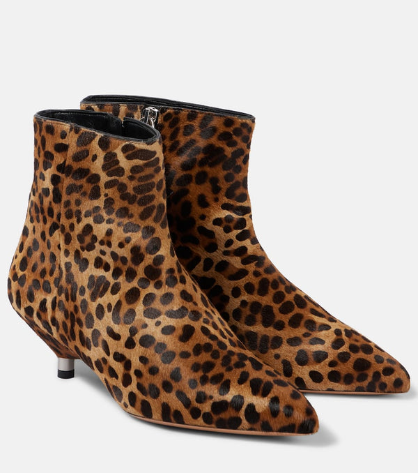 Isabel Marant Eana leopard-print suede ankle boots