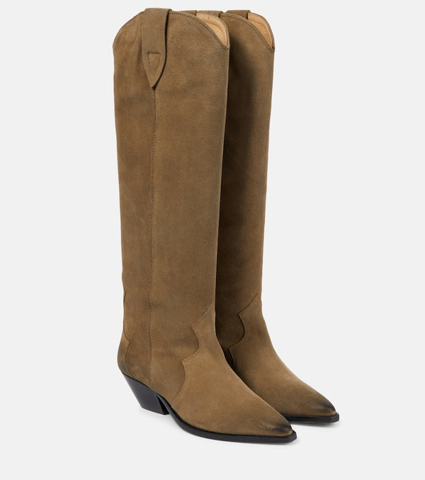 Isabel Marant Lomero suede knee-high boots