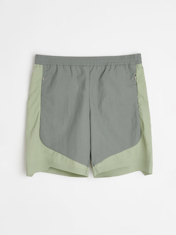 _J.L-A.L_ Nylon Short Grey Green