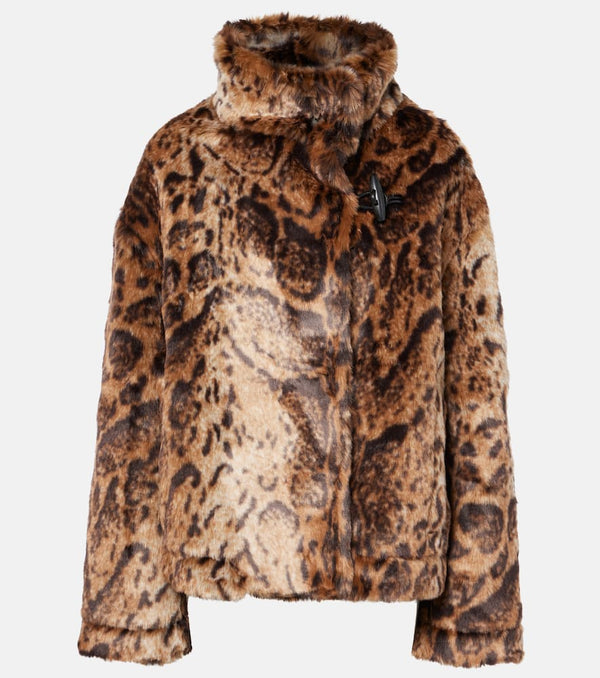 Jacquemus Fernando leopard-print faux fur jacket