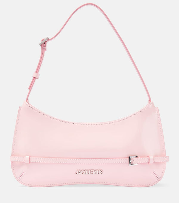 Jacquemus Le Bisou Ceinture patent leather shoulder bag