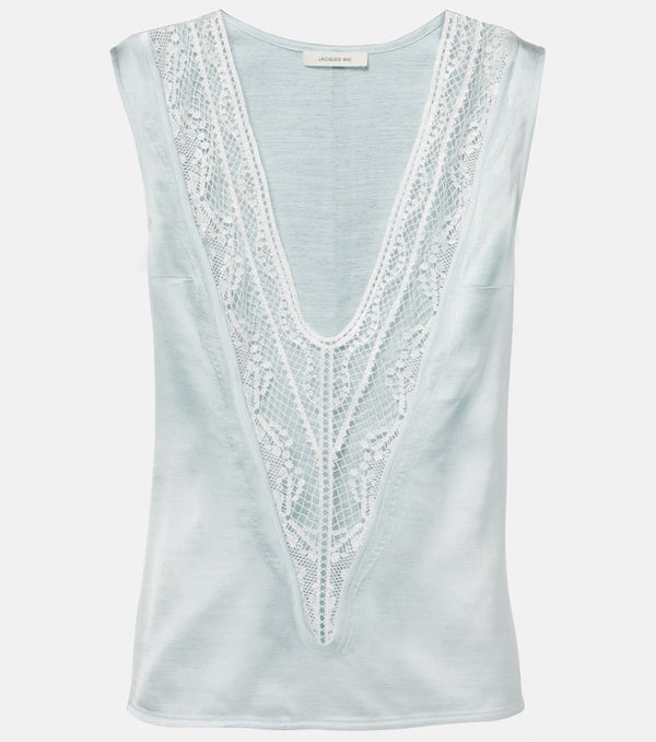 Jacques Wei Open-knit top