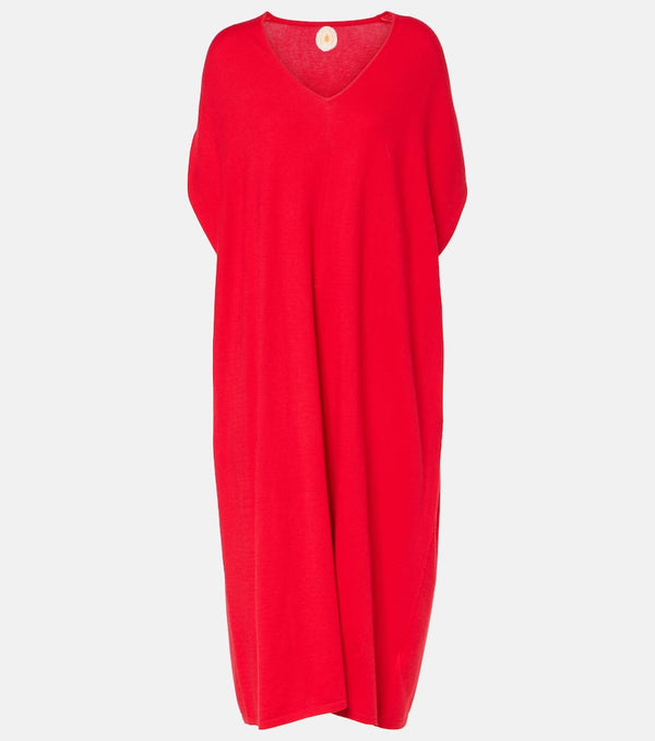 Jardin des Orangers Cotton, silk and cashmere maxi dress