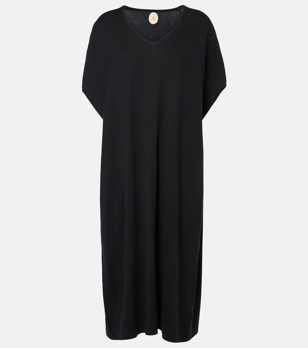 Jardin des Orangers Cotton, silk, and cashmere midi dress