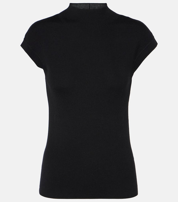 Jardin des Orangers High-neck wool top