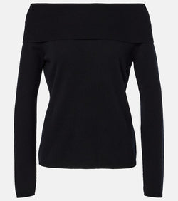 Jardin des Orangers Off-shoulder cashmere sweater