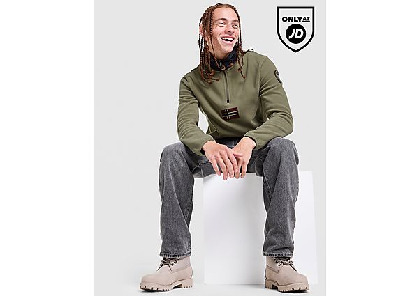 Napapijri Tev Polar 1/2 Zip Sweatshirt