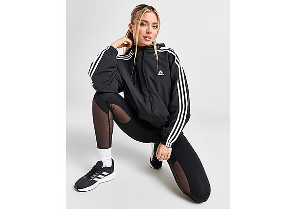 adidas 3-Stripes Woven Lightweight Jacket Black