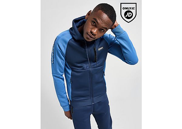 McKenzie Base Poly Full Zip Hoodie Navy