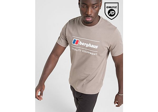 Berghaus Stack Logo TShirt Brown