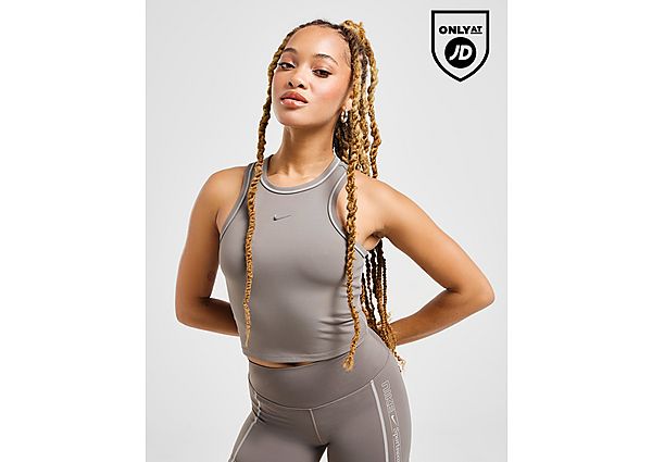 Nike Training Swoosh Crop Tank Top