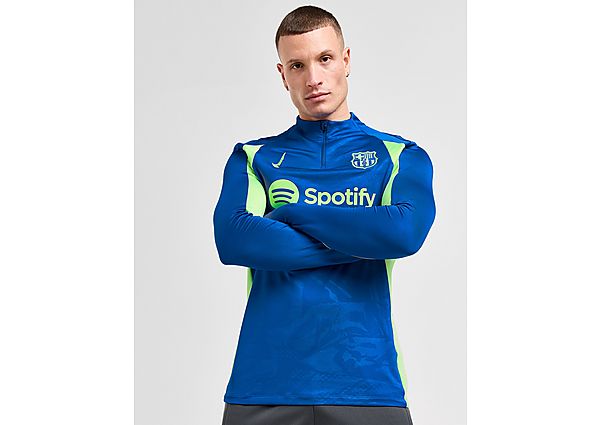 Nike FC Barcelona Strike Drill Top Old Royal/Old Royal/Lime Blast/Lime Blast -, Old Royal/Old Royal/Lime Blast/Lime Blast Old Royal/Old Royal/Lime Blast/Lime Blast