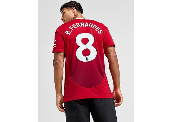 adidas Manchester United FC Fernandes #8 Home Shirt Red