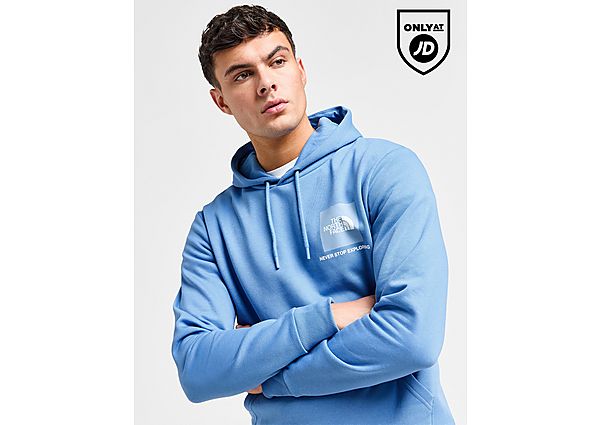 The North Face Fine Box Hoodie - Blue - Mens, Blue