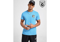 The North Face Fine Box Logo T-Shirt Blue