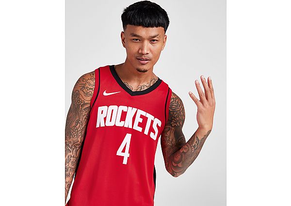 Nike NBA Houston Rockets Green #4 Swingman Jersey Red