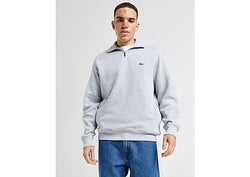 Lacoste 1/2 Zip Crew Sweatshirt Grey