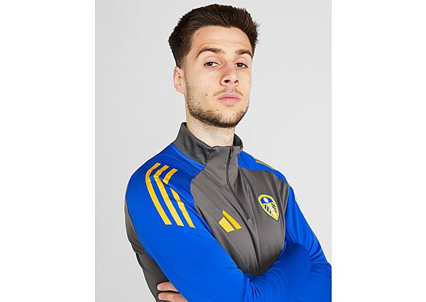 adidas Leeds United FC Training Zip Top Grey