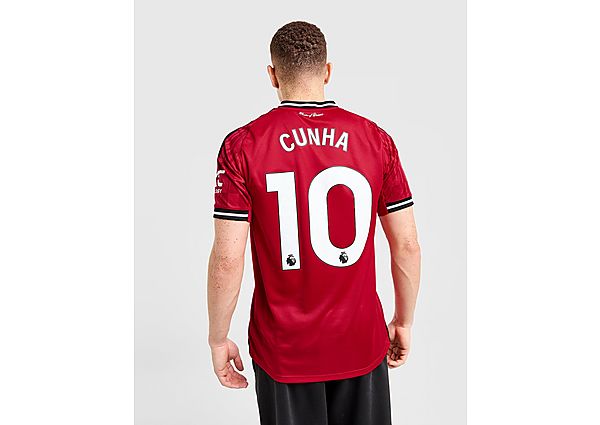 adidas Manchester United FC 2025/26 Cunha #10 Home Shirt