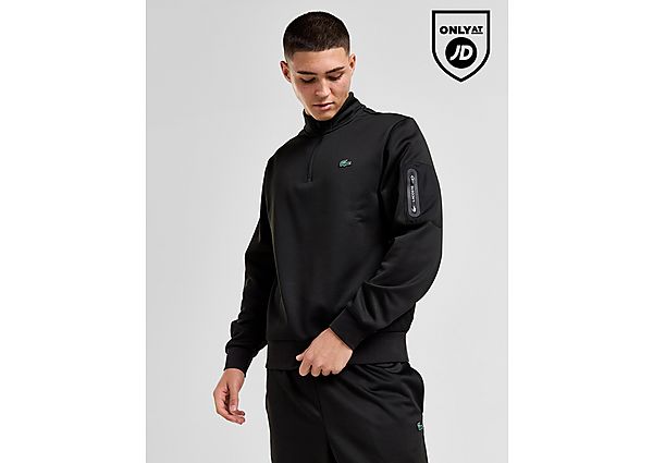 Lacoste Poly Pocket 12 Zip Sweatshirt Black