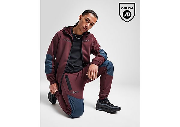 Nike Air Max Sportswear Fleece Joggers Burgundy