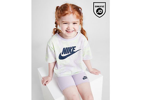 Nike Girls\' Tie Dye T-Shirt/Shorts Set