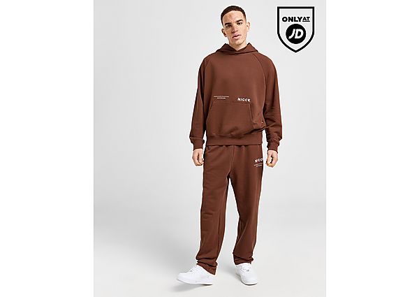 Nicce Script Essential Tracksuit Brown