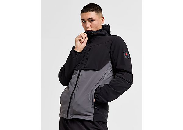 Zavetti Canada Vosso ven Zip Through Hoodie Black