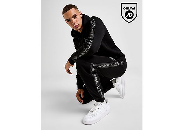EA7 Emporio Armani Reflective Tape Hooded Tracksuit