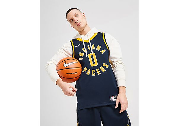 Jordan NBA Indiana Pacers Swingman Haliburton #0 Jersey Blue