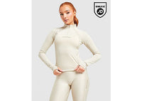 Under Armour Luxe 1/4 Zip Top brown
