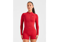 AYBL Enhance Full Zip Seamless Top red