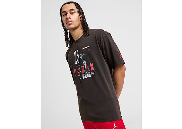 Jordan 23 TShirt BlackGym RedWhite