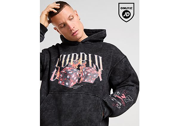 Supply & Demand Fire Dice Hoodie Black