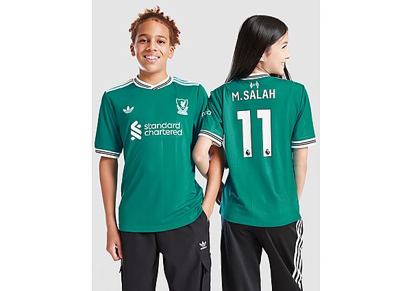 adidas Originals Liverpool FC 2025/26 Salah #11 Third Kit Junior