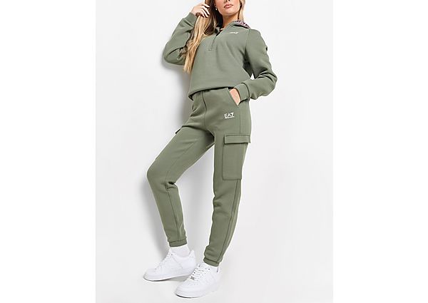 EA7 Emporio Armani Ventus Tape Cargo Joggers Green