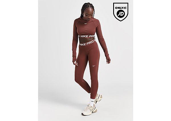 Nike Pro Tights Red Sepia White