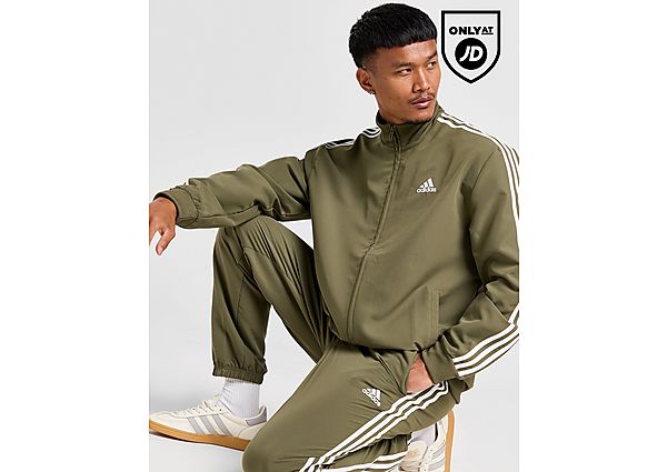 adidas Badge Of Sport Woven Tracksuit Khaki