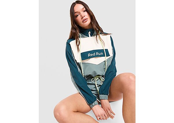 Red Run Activewear Skyline Cropped Windbreaker