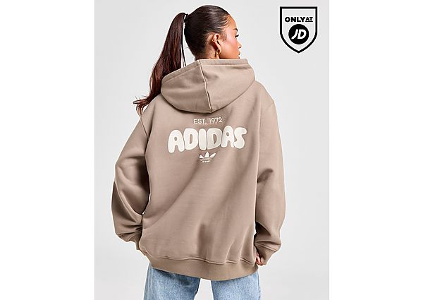 adidas Originals Bubble Graphic Hoodie Brown