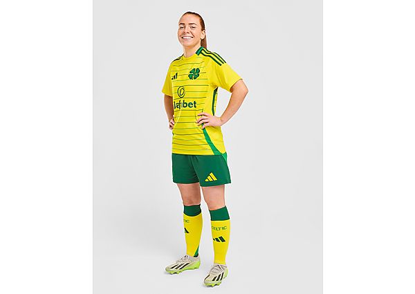 adidas Celtic Away Shirt Women's Yellow