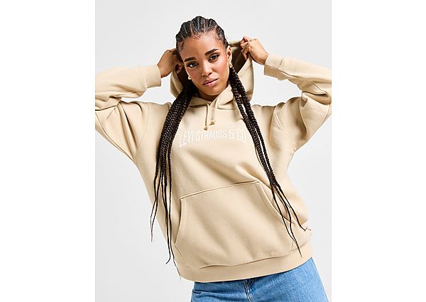 LEVI'S Logo Varsity Hoodie Beige