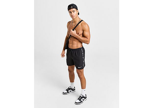 Nike Tape Swim Shorts Black