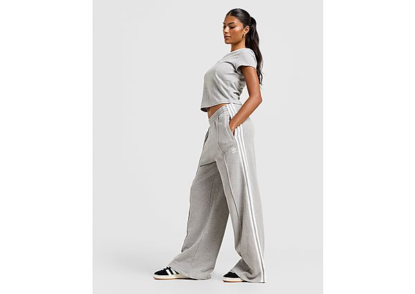 adidas Originals 3-Stripes Wide Leg Joggers Grey