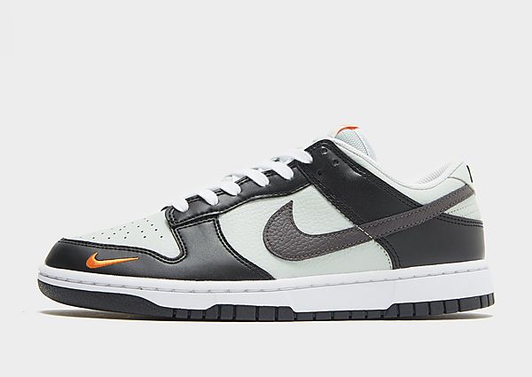 Nike Dunk Low Black Light Silver Bright Mandarin Medium Ash