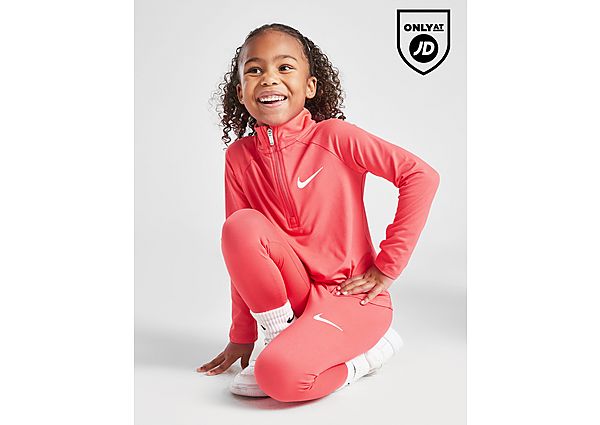 Nike Girls' Pacer 14 ZipLeggings Set Children Pink